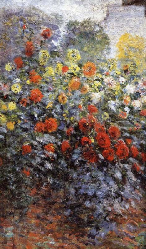 Detail from Monet-s Garden in Argenteuil, Claude Monet